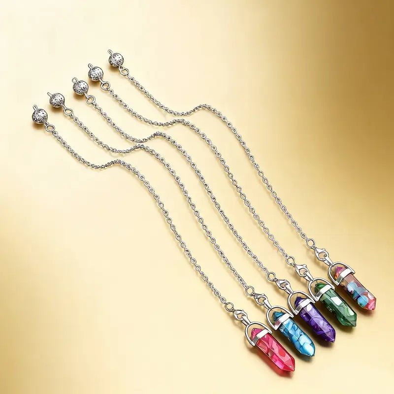Orgone Crystal Pendulum – Hexagonal Pillar - The Bookstore