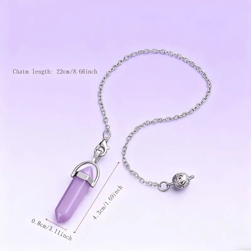 Orgone Crystal Pendulum – Hexagonal Pillar - The Bookstore