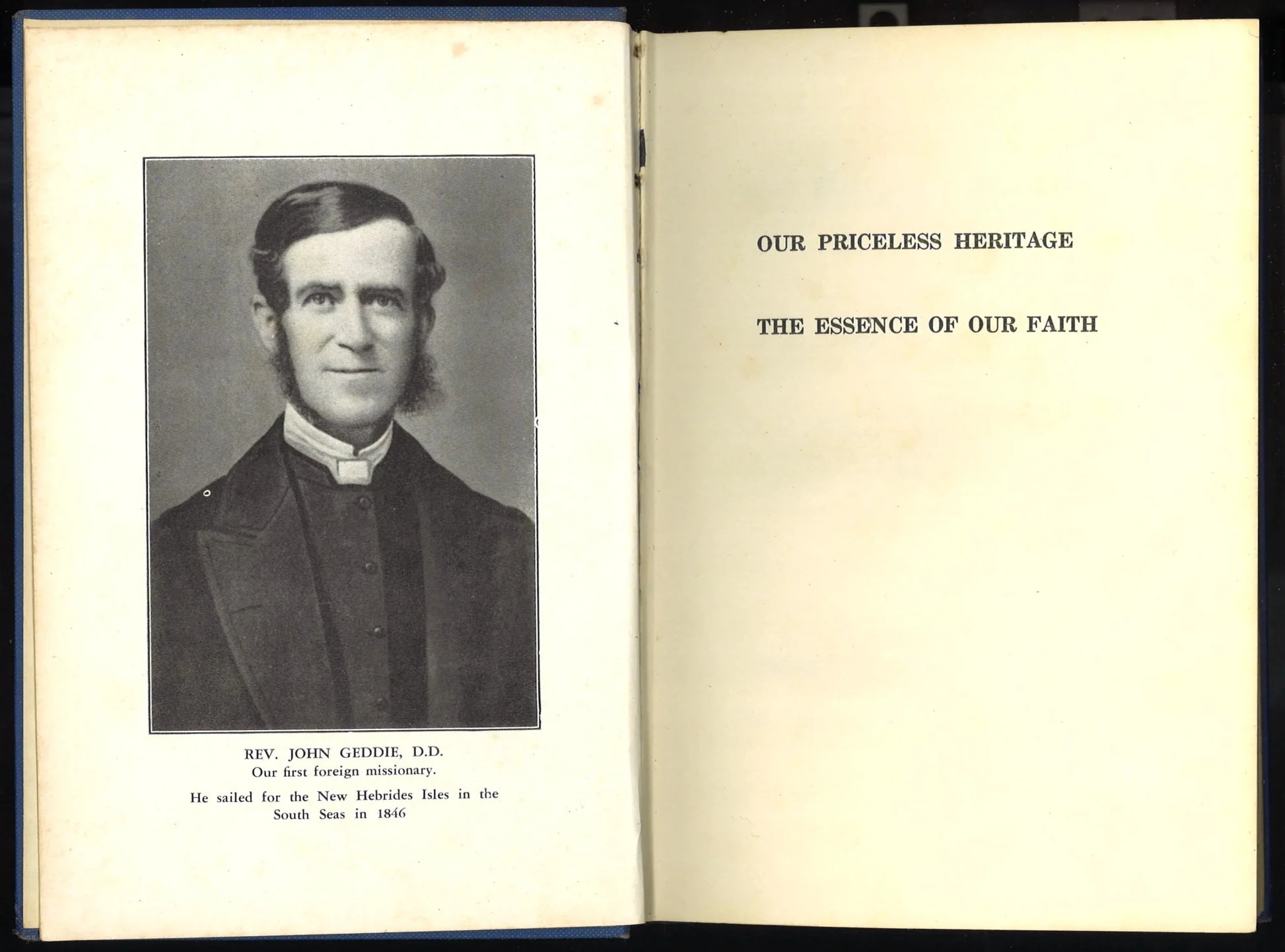 Our Heritage and Our Faith - First Edition 1950 - The Bookstore