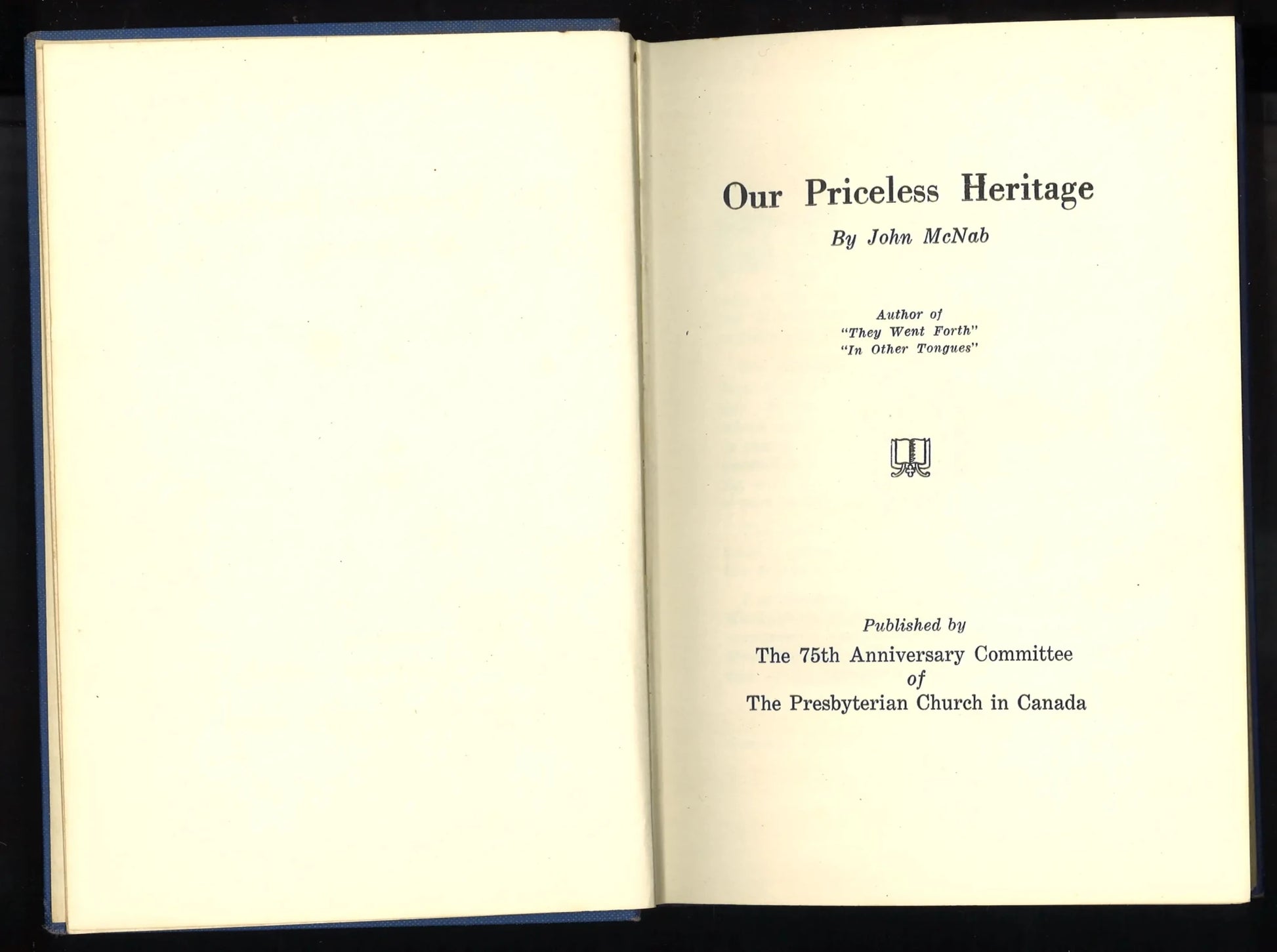 Our Heritage and Our Faith - First Edition 1950 - The Bookstore