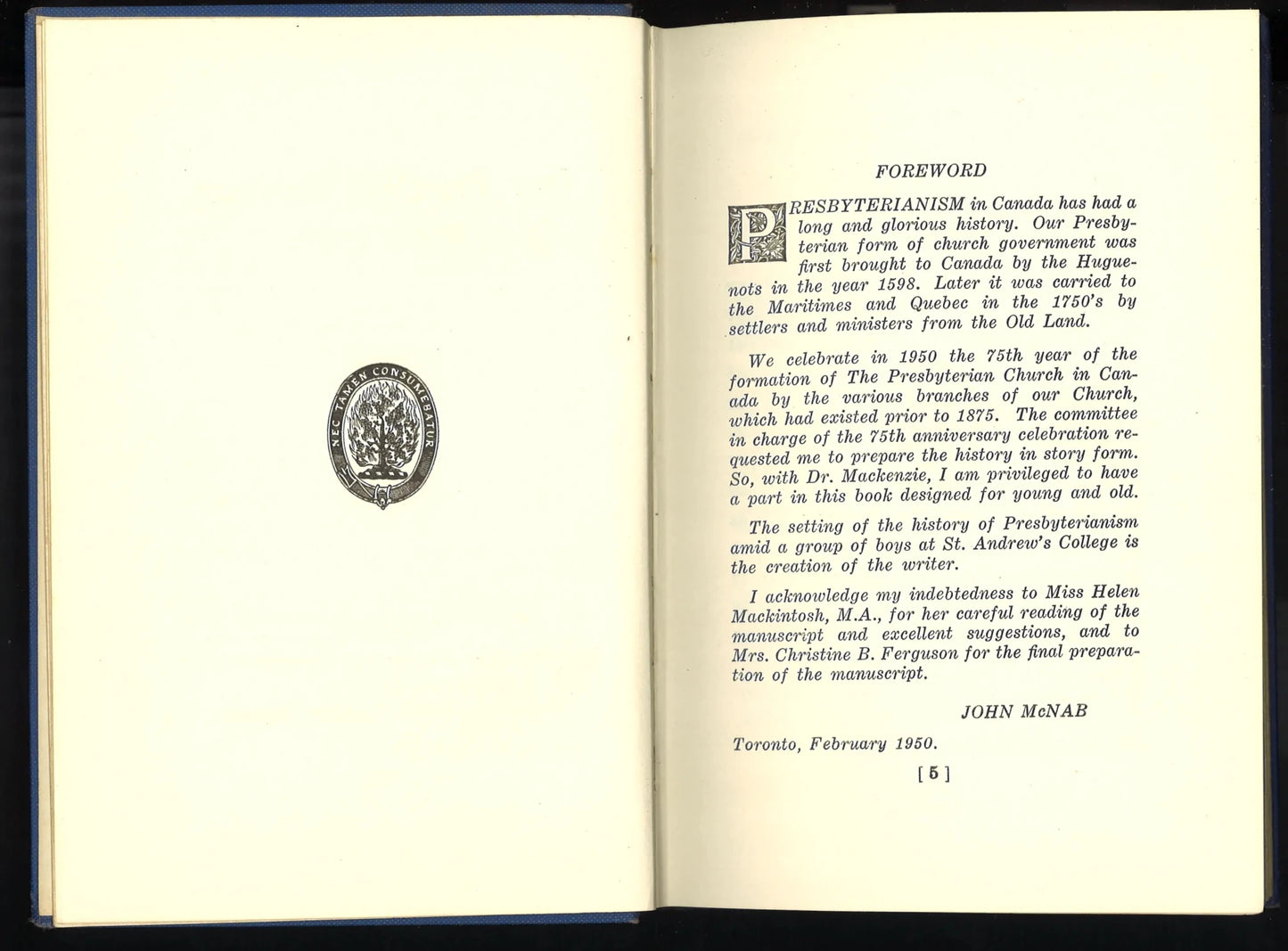 Our Heritage and Our Faith - First Edition 1950 - The Bookstore