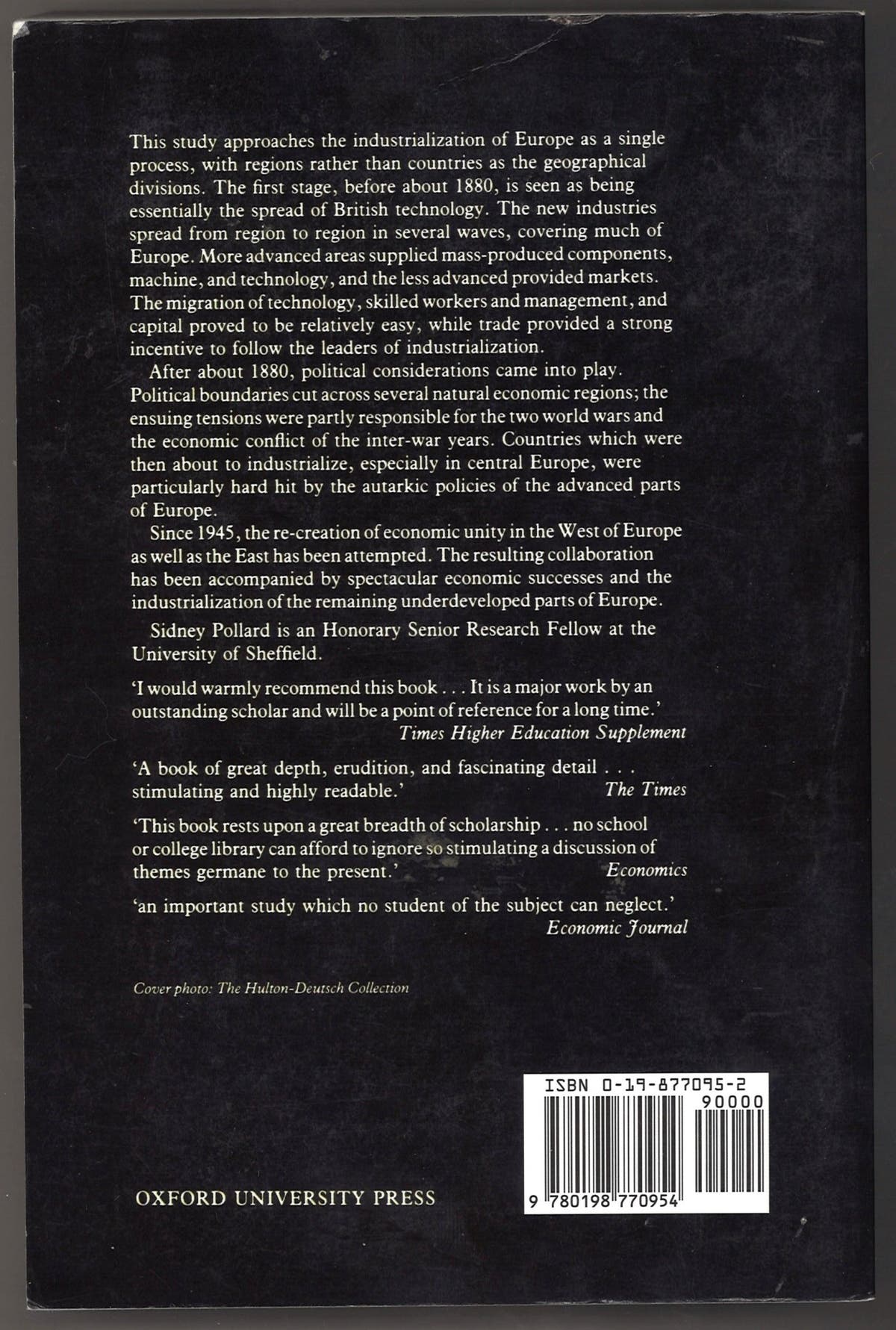 Peaceful Conquest: The Industrialization of Europe, 1760 - 1970 - The Bookstore
