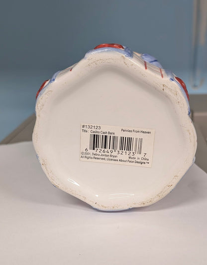 Pennies from Heaven “Casino Cash” Ceramic Bank - The Bookstore