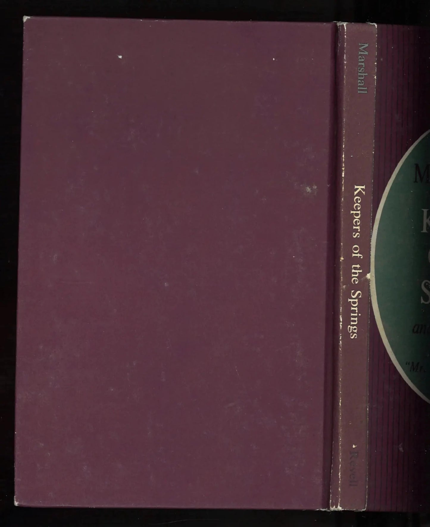 Peter Marshall's Keepers of the Springs and Other Messages - The Bookstore