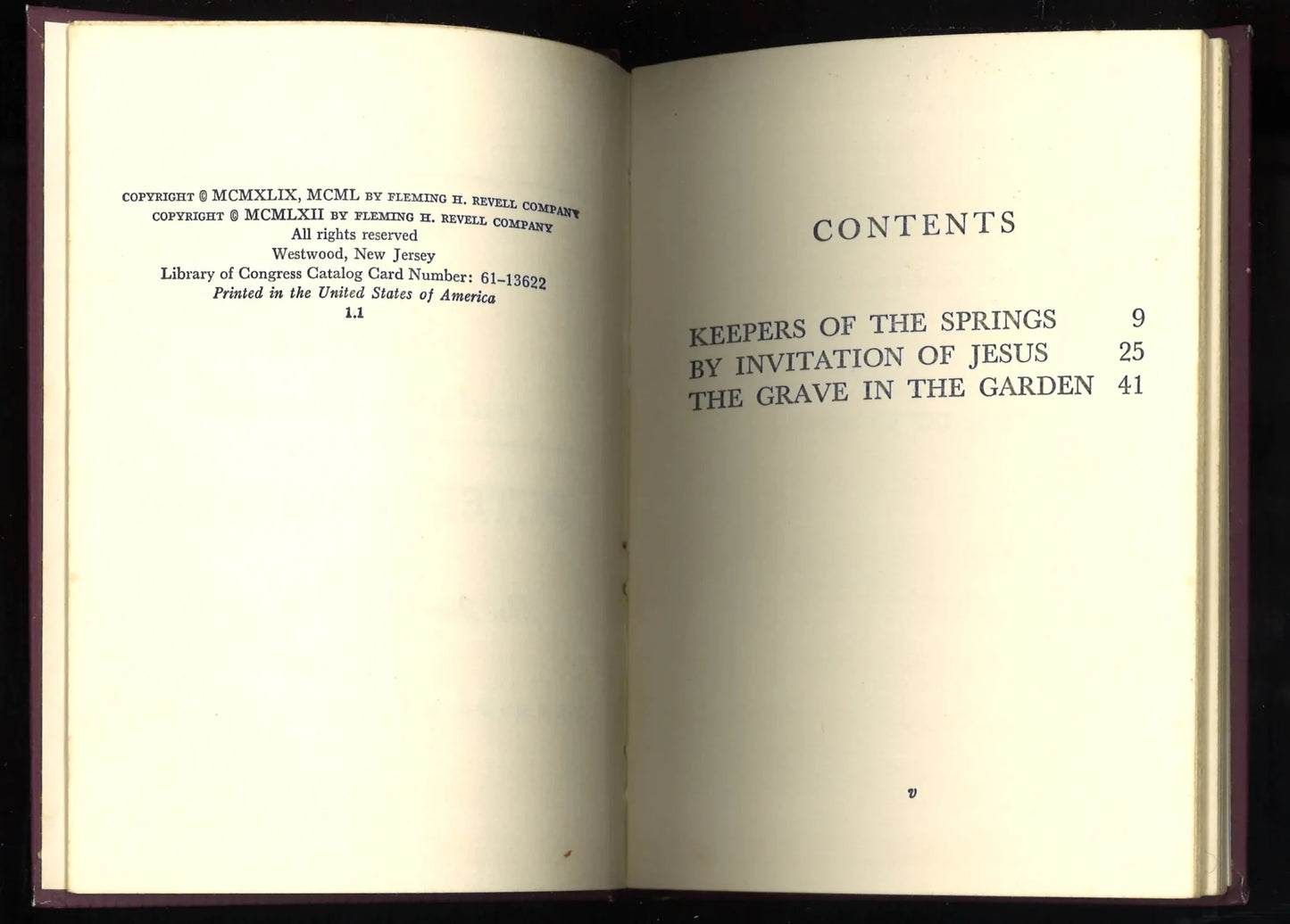 Peter Marshall's Keepers of the Springs and Other Messages - The Bookstore