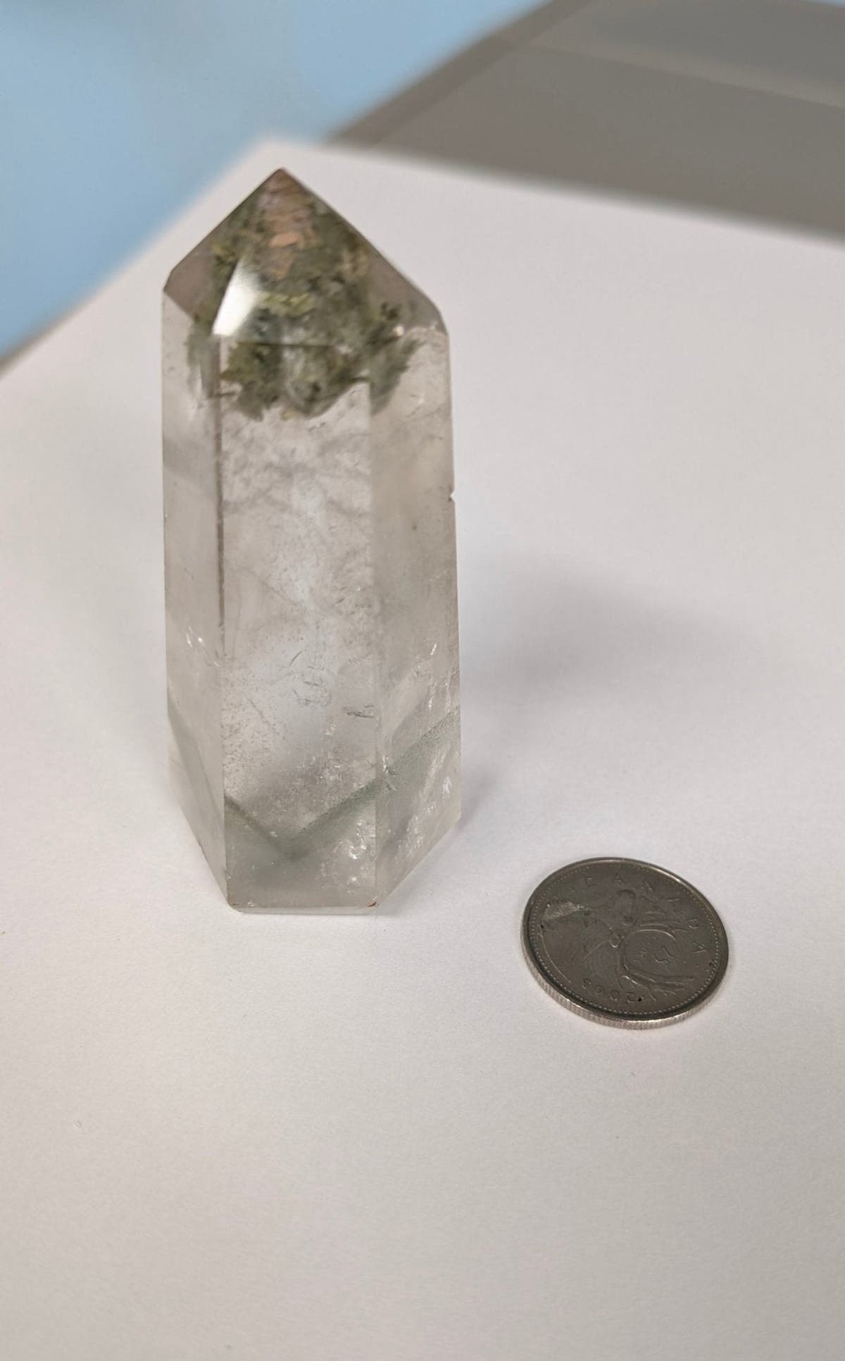 Phantom Chlorite Shaman Quartz Obelisk Stonebridge Imports