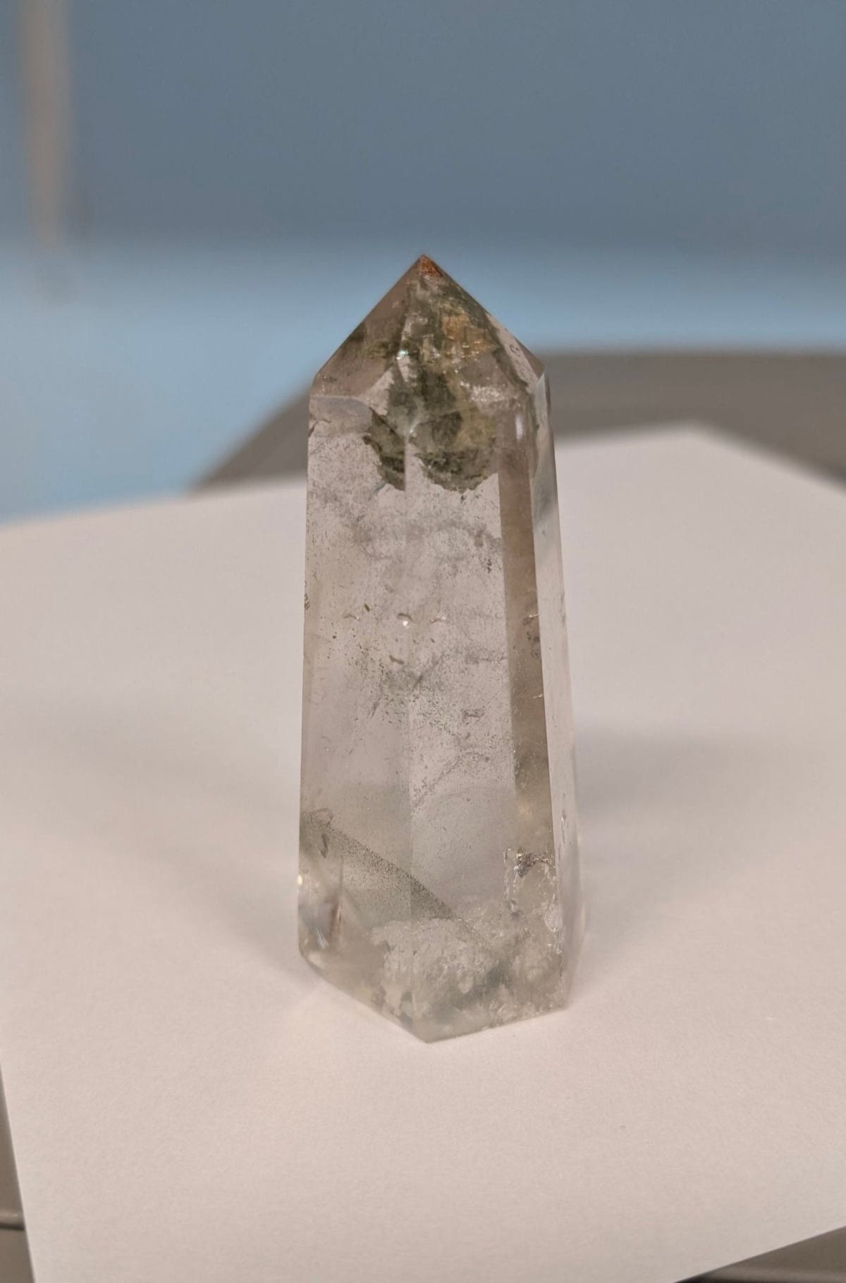 Phantom Chlorite Shaman Quartz Obelisk Stonebridge Imports