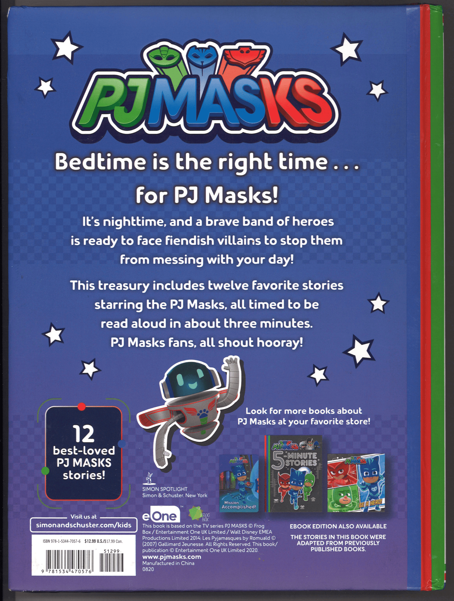 PJ Masks 3-Minute Bedtime Stories - The Bookstore