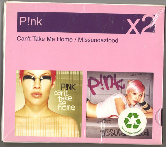 P!NK (Pink) "CAN'T TAKE ME HOME/M!SSUNDAZTOOD" 2 CD - The Bookstore