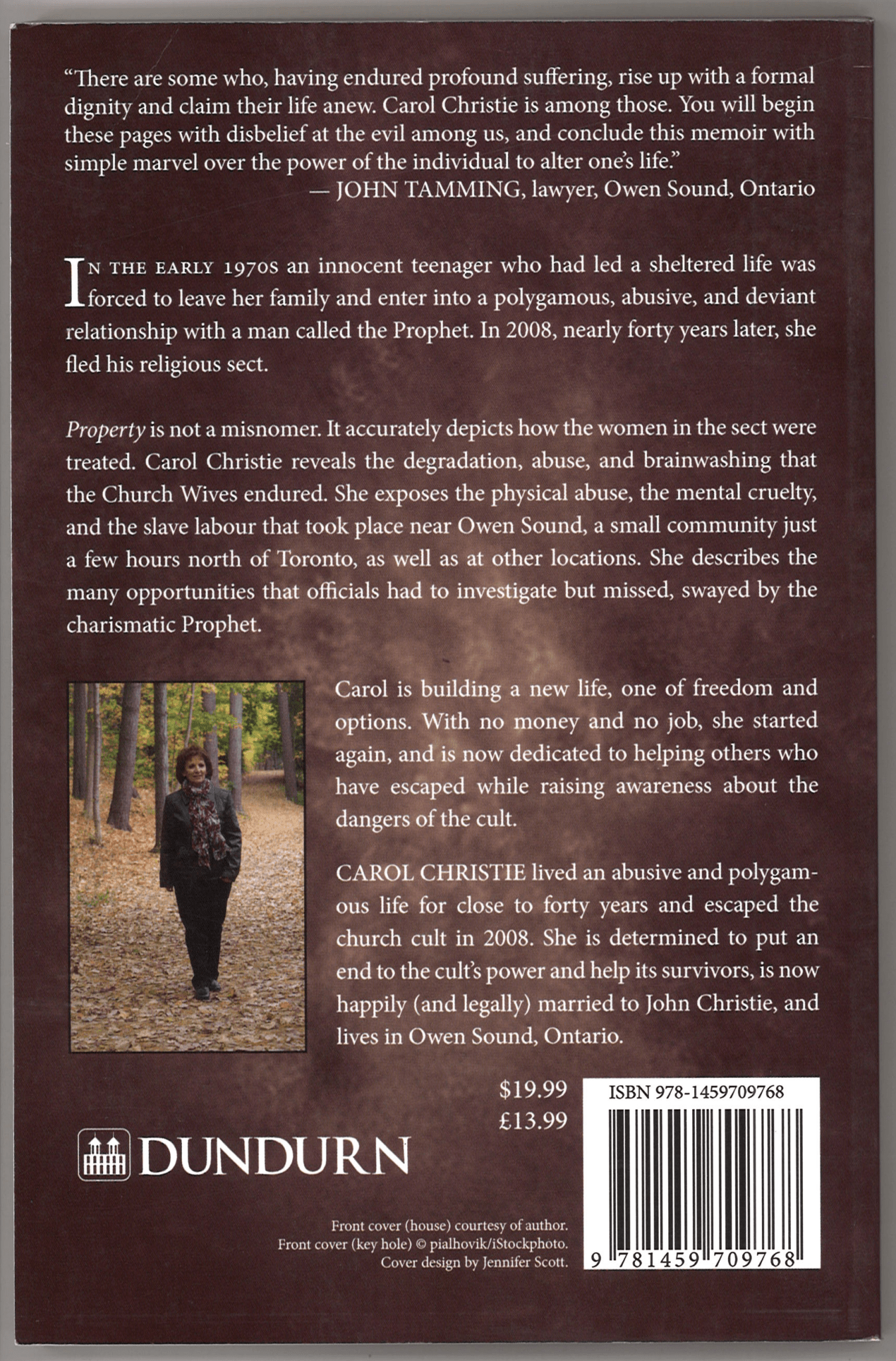 Property: The True Story of a Polygamous Church Wife - The Bookstore
