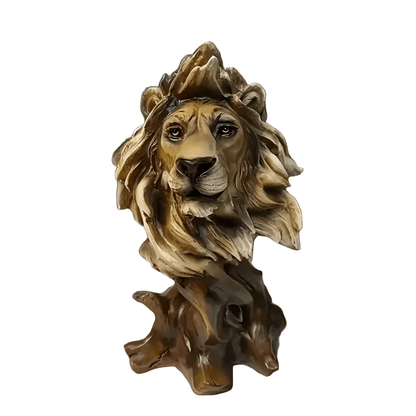 Proud Lion Sculpture - The Bookstore