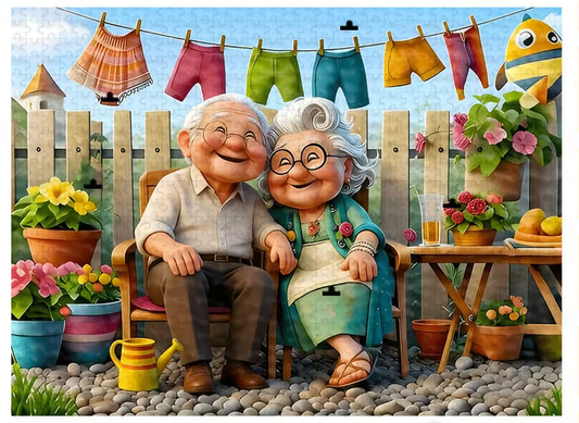 Puzzle: Growing Old Together - 500 pcs - The Bookstore