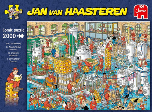 Puzzle: Jan van Haasteren 2000pcs Comic Puzzle - The Bookstore