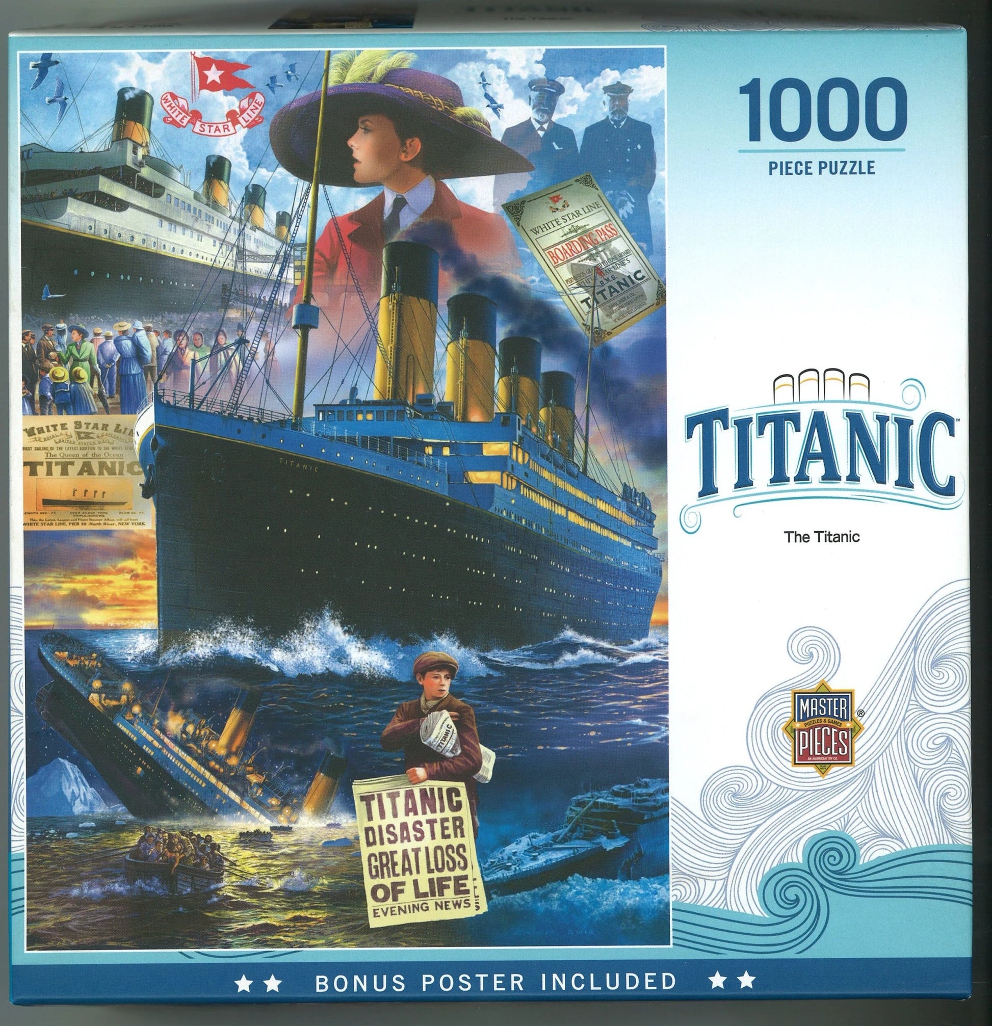 Puzzle: Titanic - 1000pcs. Steve Crisp