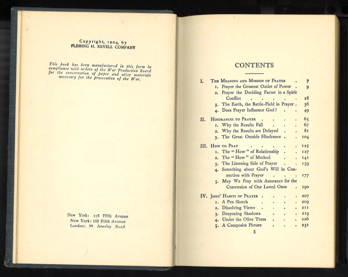 Quiet Talks on Prayer (circa 1942-1945) - The Bookstore