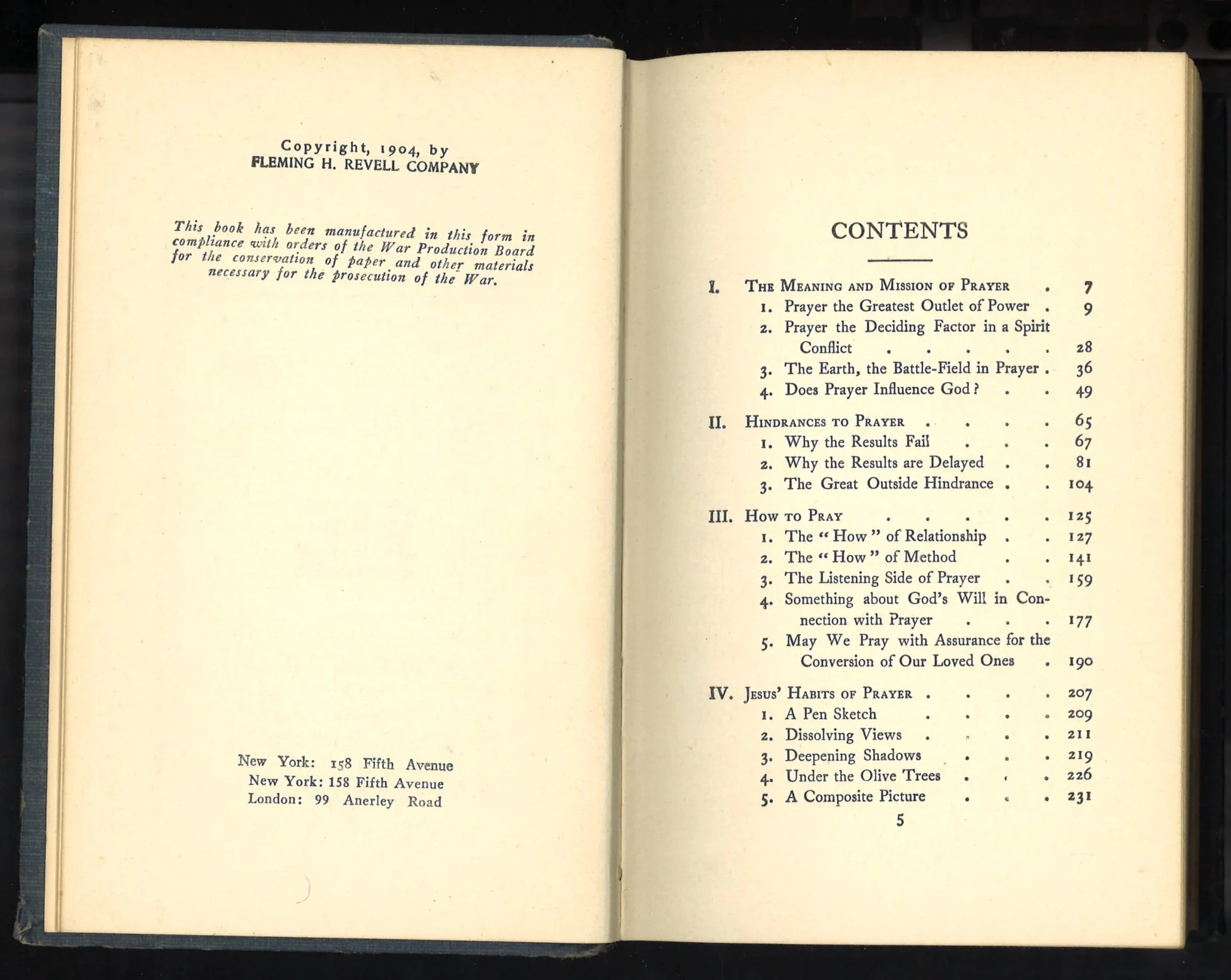 Quiet Talks on Prayer (circa 1942-1945) - The Bookstore