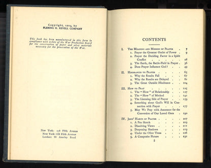 Quiet Talks on Prayer (circa 1942-1945)
