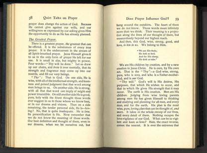 Quiet Talks on Prayer (circa 1942-1945)
