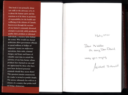 Raw Milk: And The Search for Human Kindness - Signed by Michael Schmidt