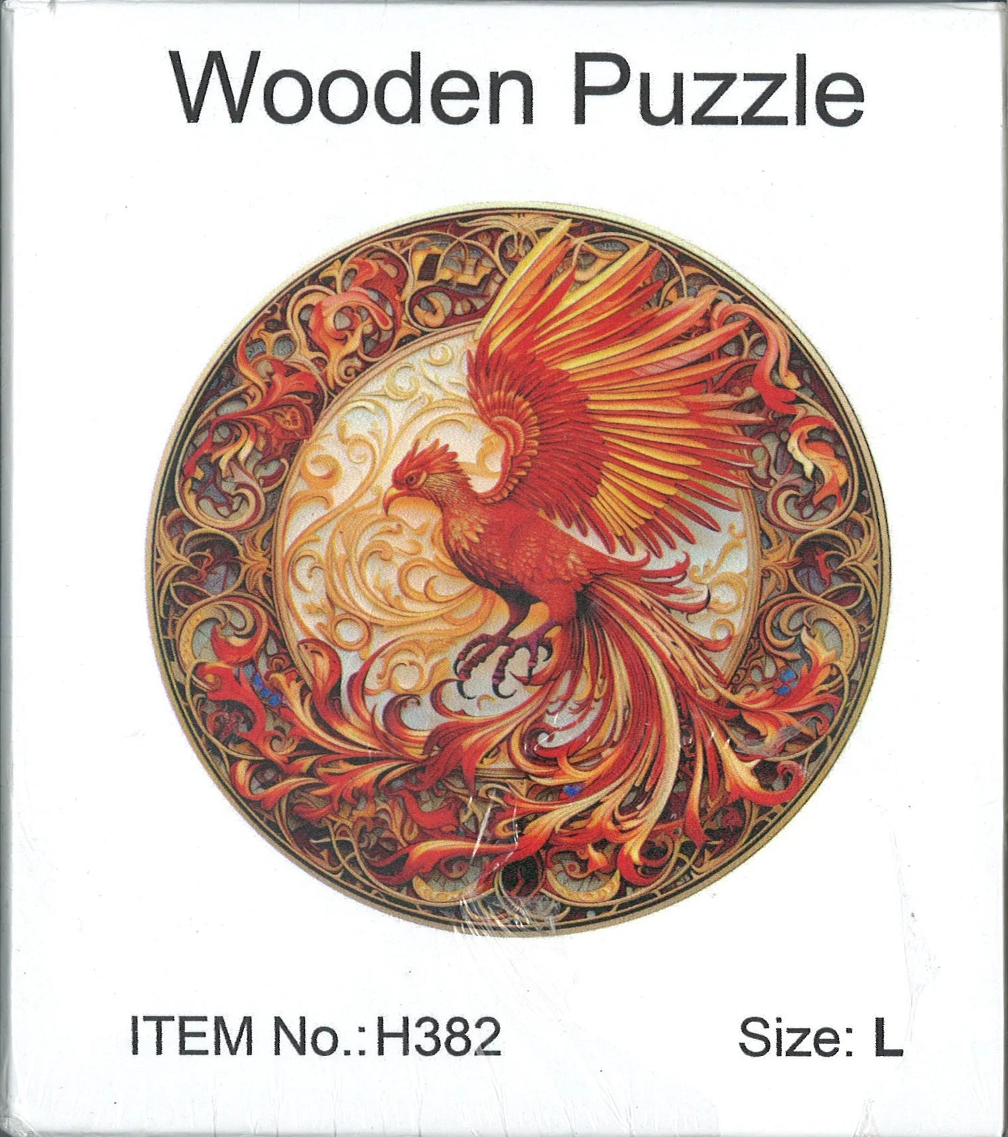 Red Phoenix Wooden Puzzle - The Bookstore