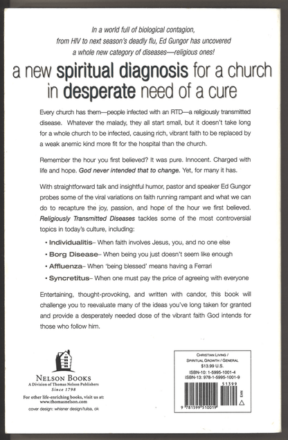 Religiously Transmitted Diseases: Finding a Cure When Faith Doesn't Feel Right - The Bookstore