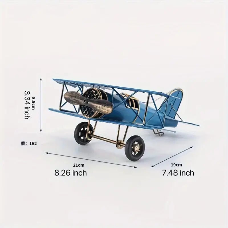 Retro Iron Aircraft Model - A Timeless Piece of Creative Home and Office Decor - The Bookstore