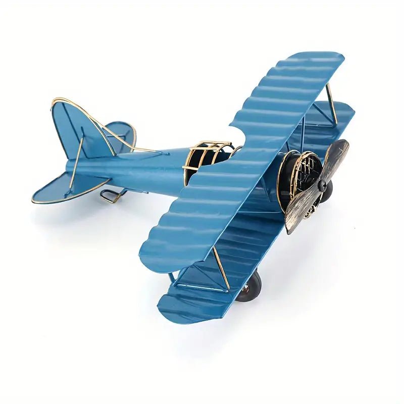 Retro Iron Aircraft Model - A Timeless Piece of Creative Home and Office Decor - The Bookstore