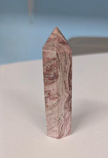 Rhodochrosite Tower: Crystal for Love, Healing & Emotional Balance Czzjsan