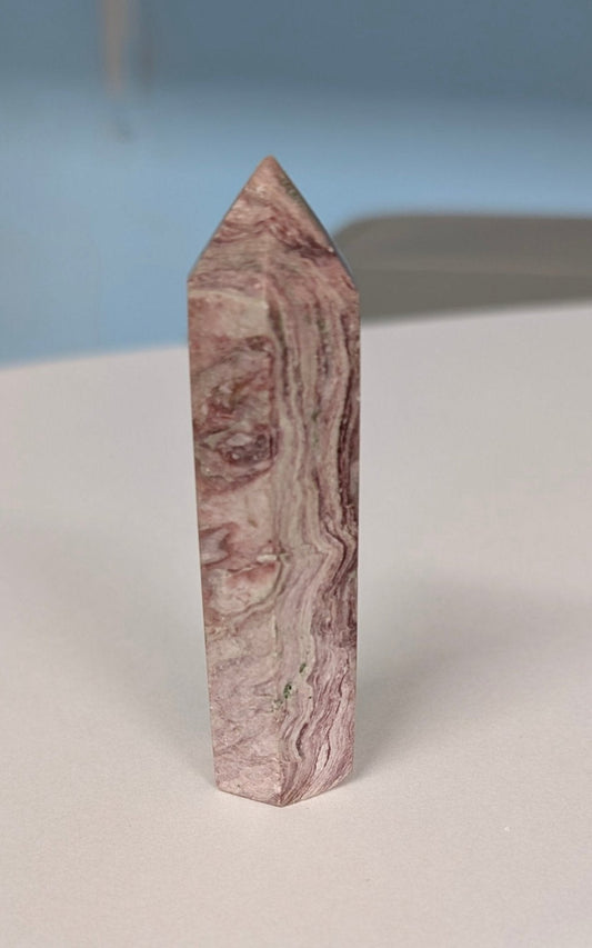 Rhodochrosite Tower: Crystal for Love, Healing & Emotional Balance Czzjsan