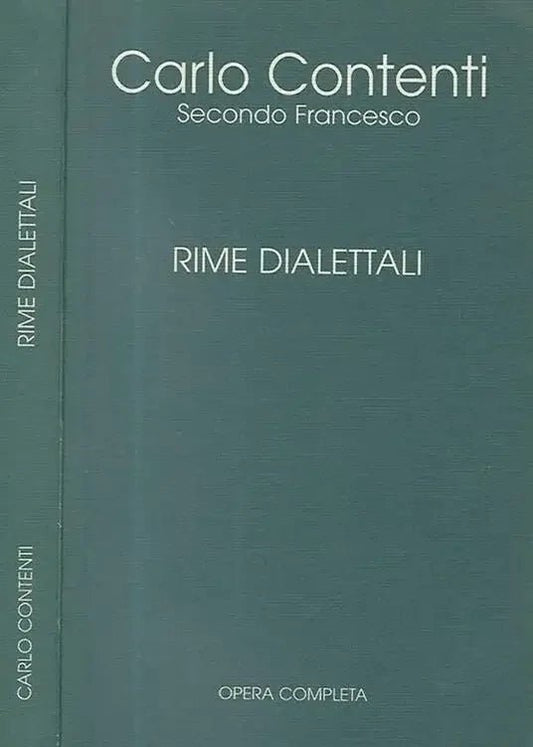 Rime Dialettali by Carlo Contenti - The Bookstore