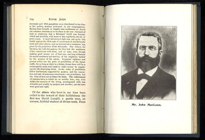 River John: Its Pastors and People (1911) First Edition - The Bookstore
