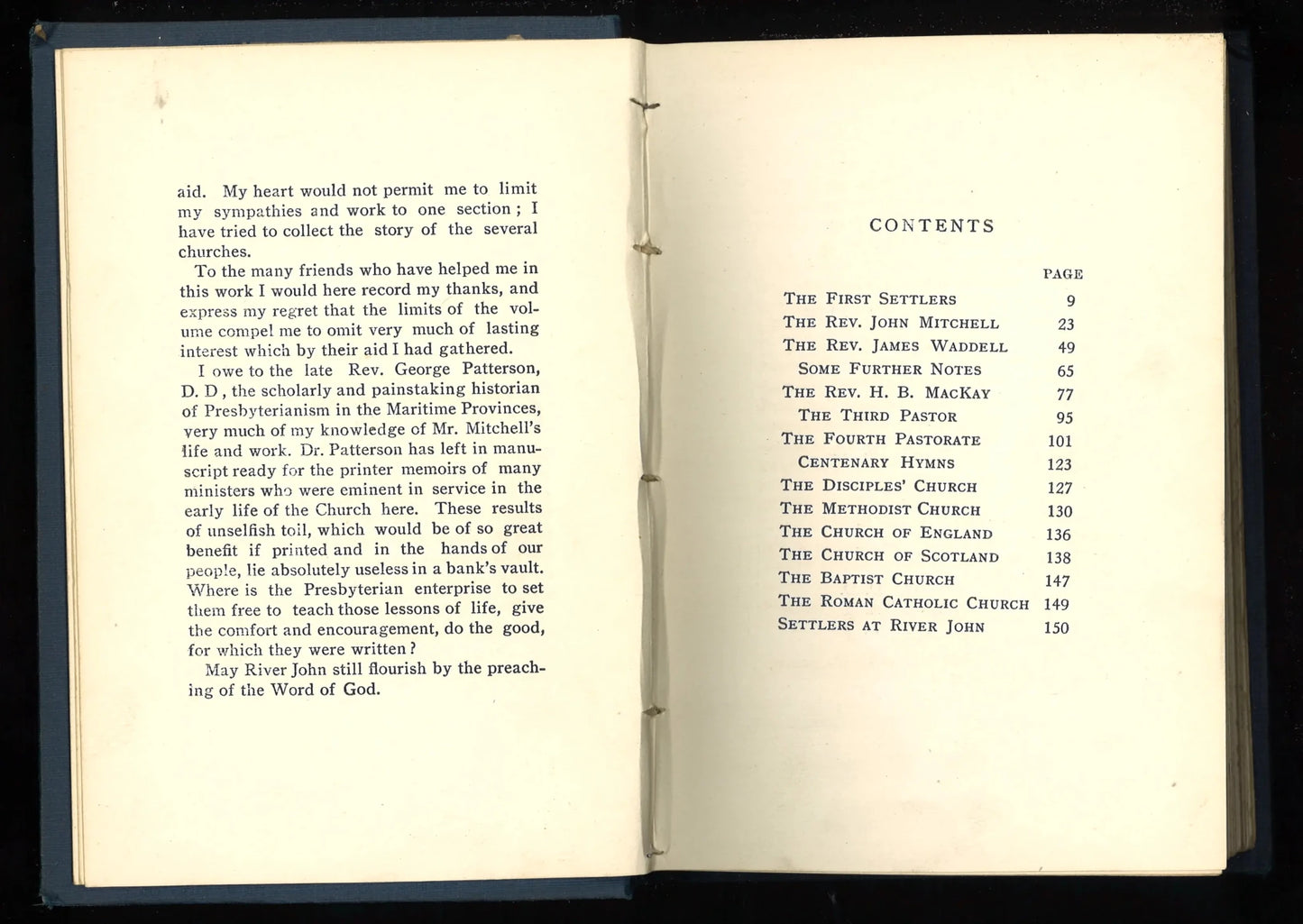 River John: Its Pastors and People (1911) First Edition - The Bookstore