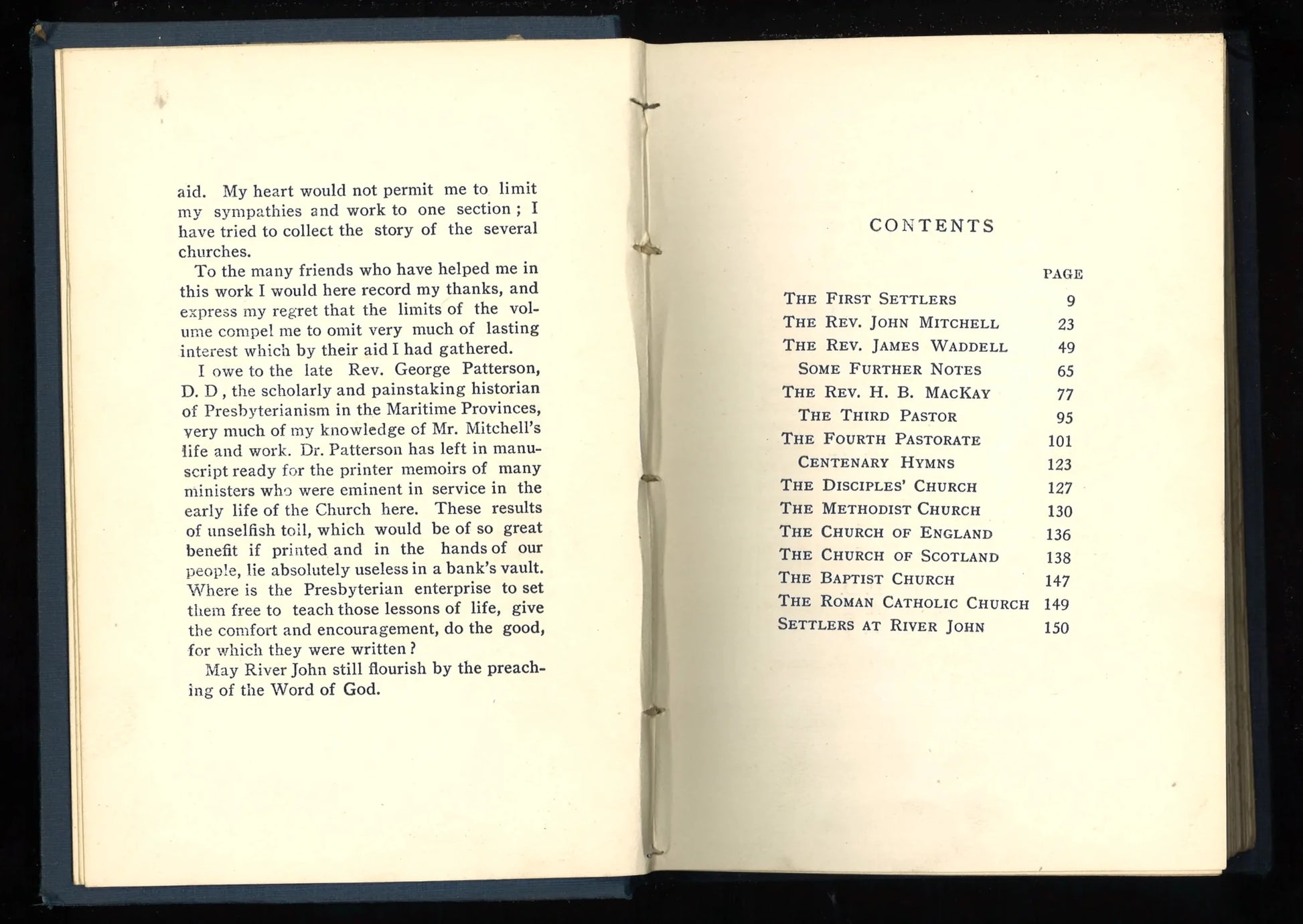 River John: Its Pastors and People (1911) First Edition - The Bookstore