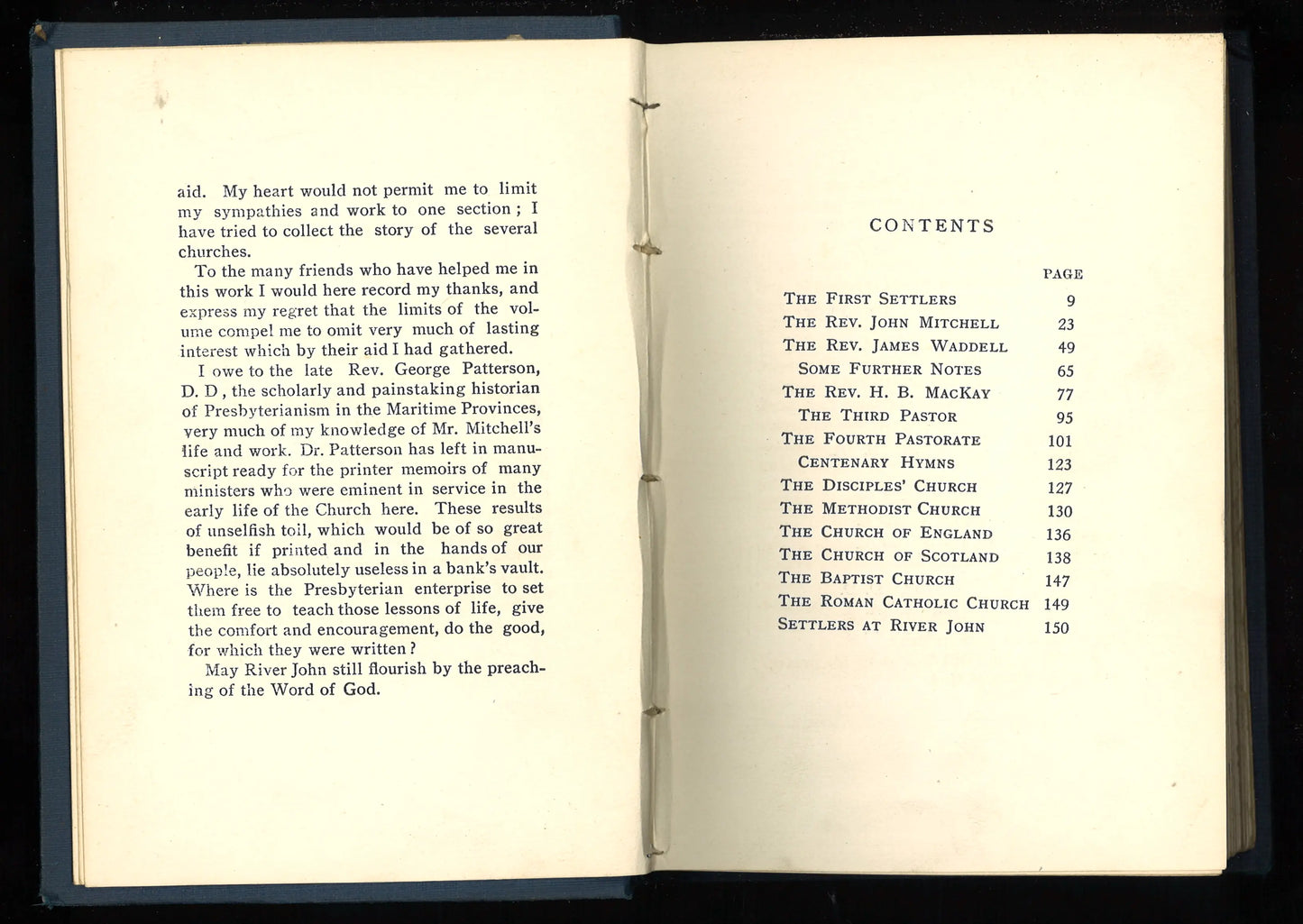 River John: Its Pastors and People (1911) First Edition