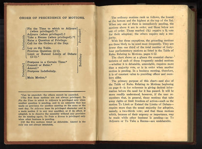 Robert’s Rules of Order Revised by Henry M. Robert – 1951 Seventy-fifth Anniversary Edition - The Bookstore