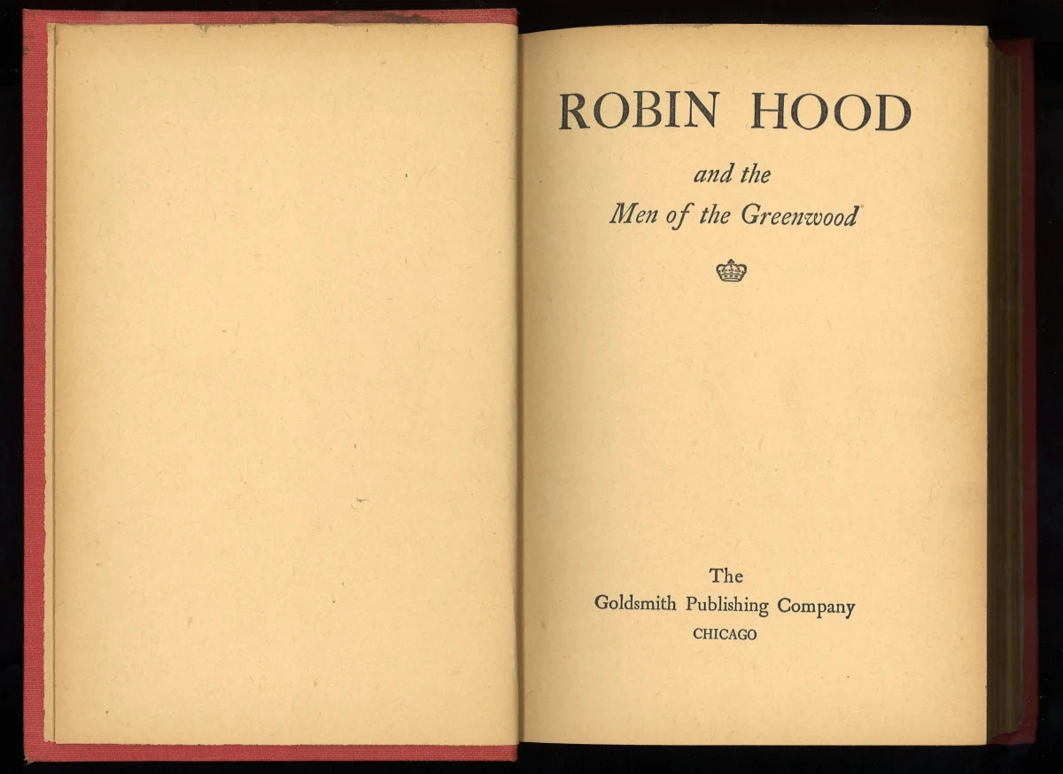 Robin Hood and The Men of The Greenwood (circa 1930) - The Bookstore