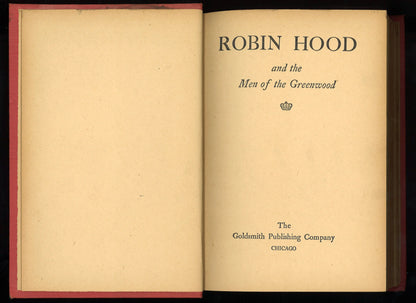 Robin Hood and The Men of The Greenwood (circa 1930)