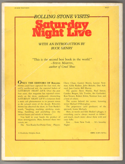 Rolling Stone Visits Saturday Night Live (1979)