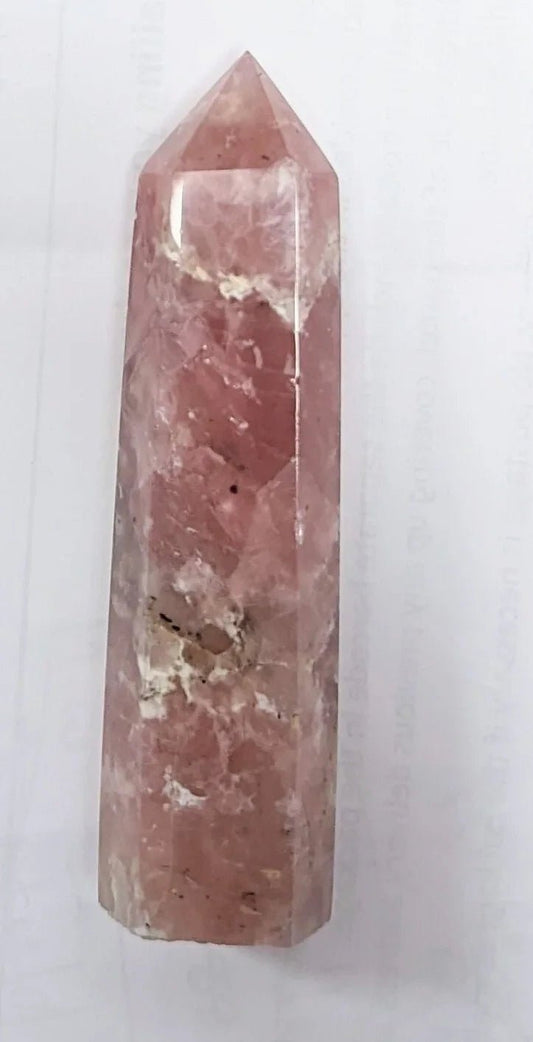 Rose Quartz Obelisk - The Bookstore