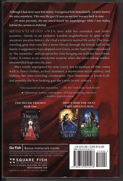 Ruby Red (The Ruby Red Trilogy, 1) - The Bookstore