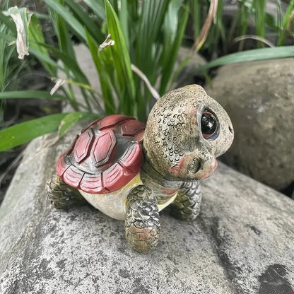 Rustic Turtle Statue - The Bookstore