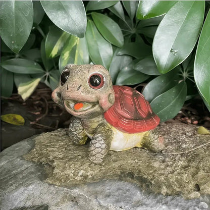 Rustic Turtle Statue - The Bookstore