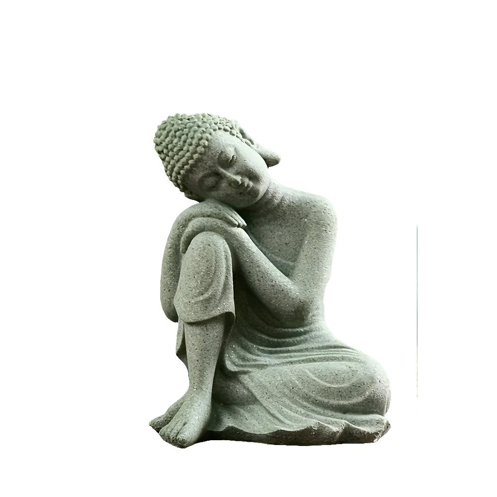 Sand Stone Buddha for Serene Decor - The Bookstore