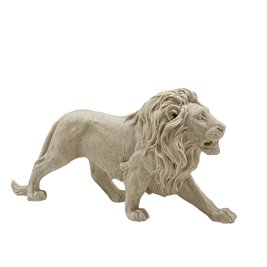 Sandstone Lion Statue - The Bookstore