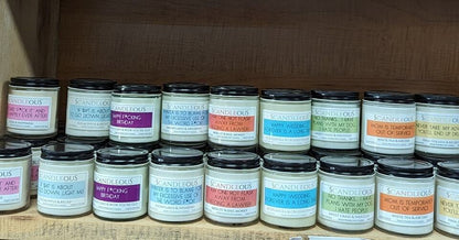 sCANDLEous All - Natural Scented Soy Candles - The Bookstore