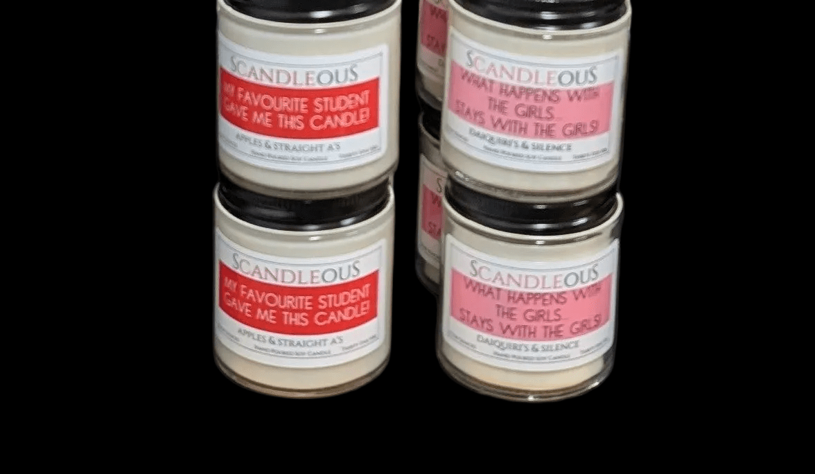 sCANDLEous All - Natural Scented Soy Candles - The Bookstore