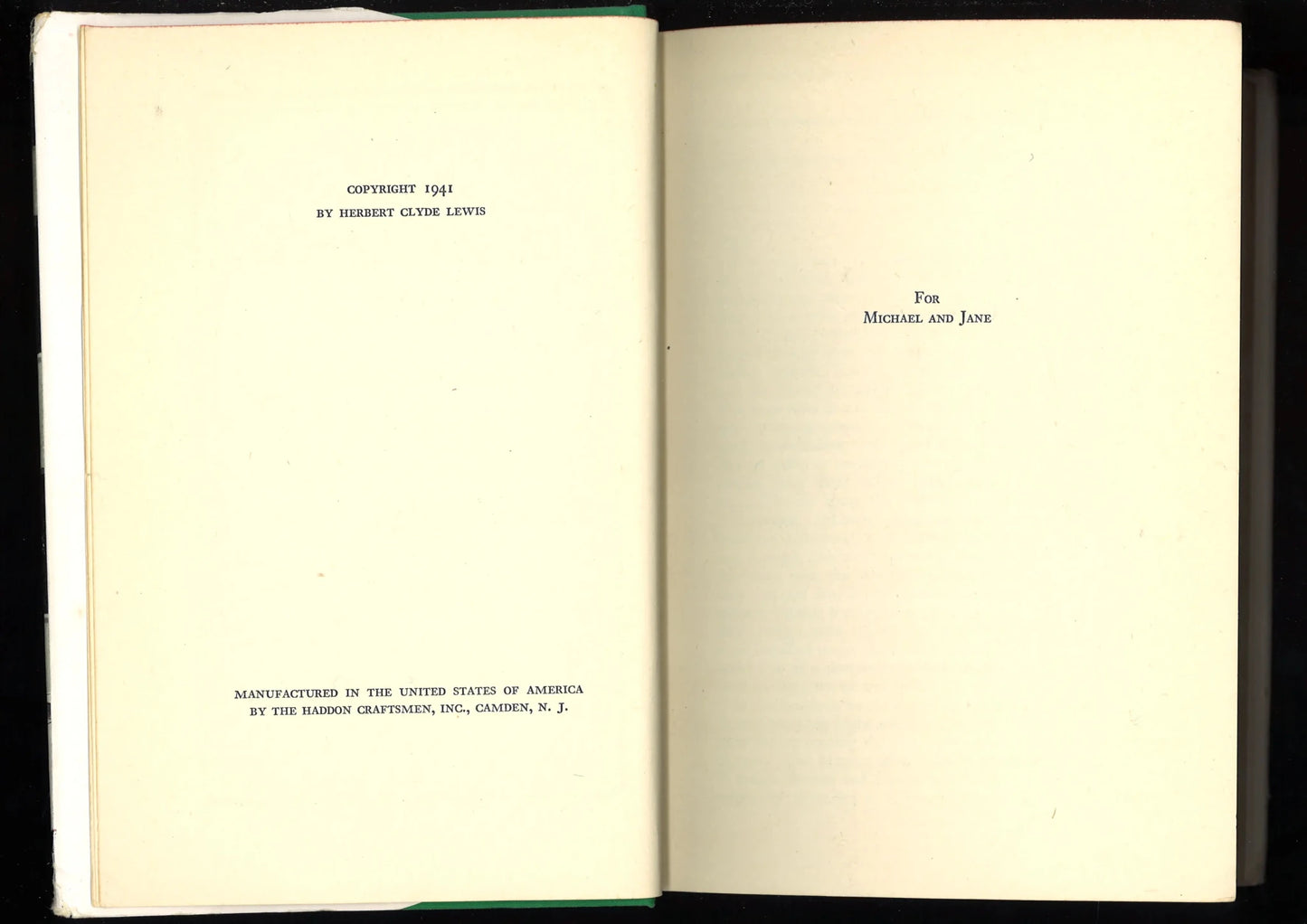 Season's Greetings 1941 First Edition - The Bookstore