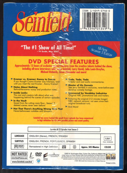 Seinfeld: Season 3 DVD - The Bookstore