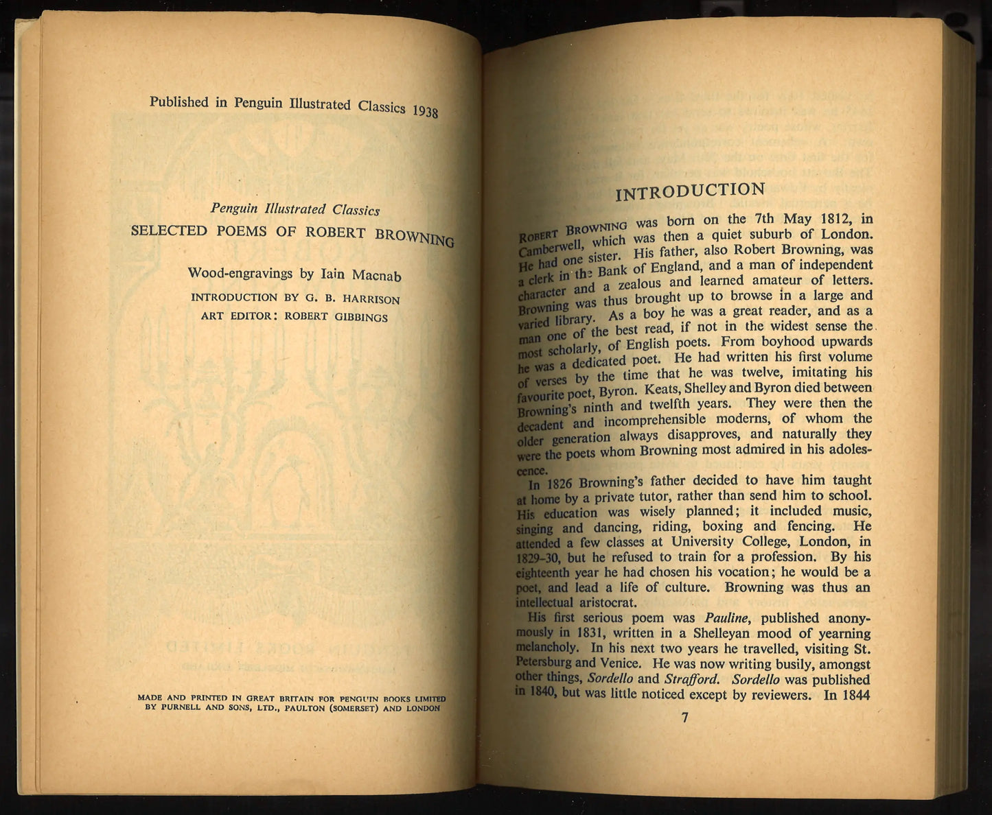 Robert Browning Selected Poems