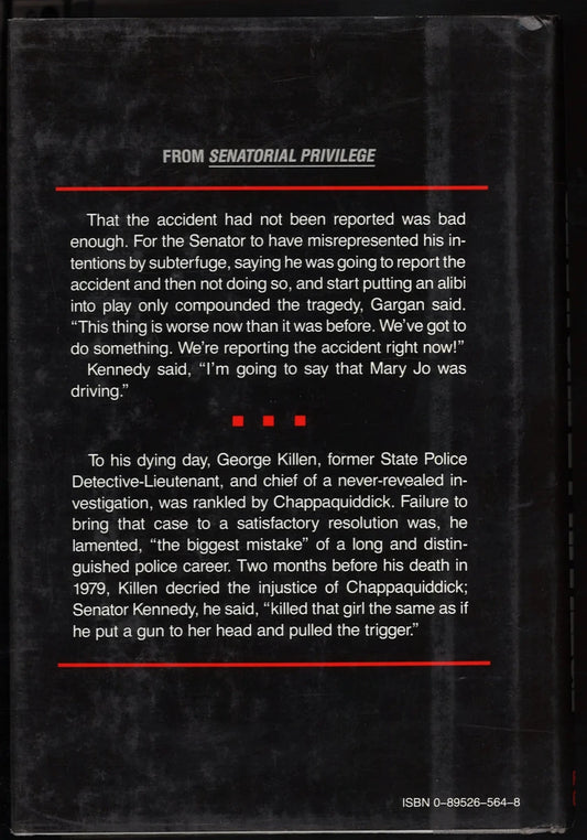 Senatorial Privilege: The Chappaquiddick Cover-Up - The Bookstore